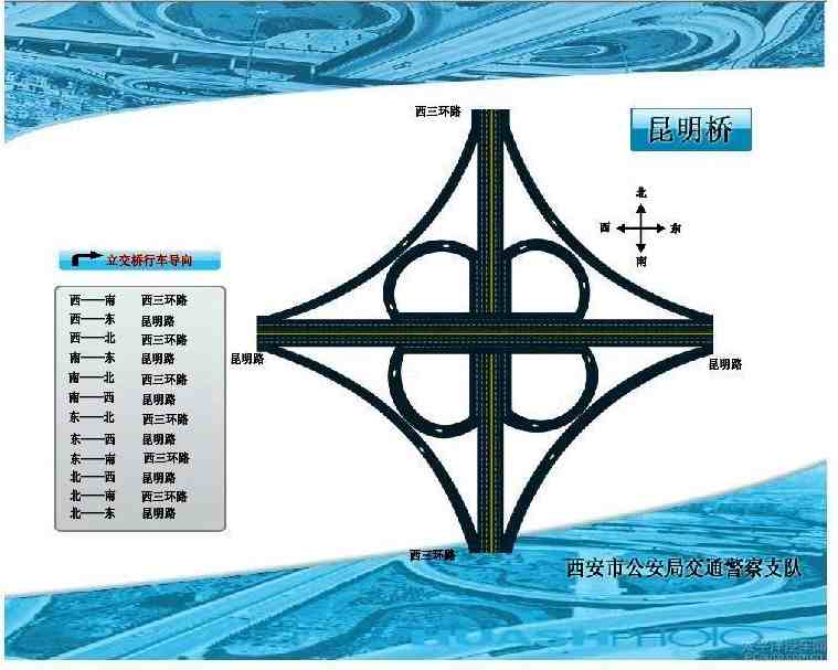 西安各大立交桥走法 让你不再晕头转向