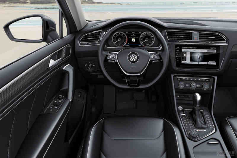 大众tiguan allspace官图发布 7座途观l