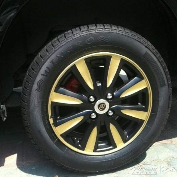 比亚迪L3改装轮毂轮胎